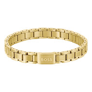 Bracelet BOSS Metal links essentials acier doré longueur 19 cm