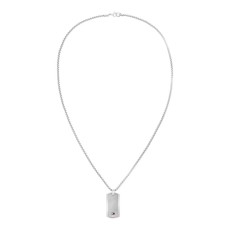 Collier TOMMY HILFIGER Jameson acier - vue 1