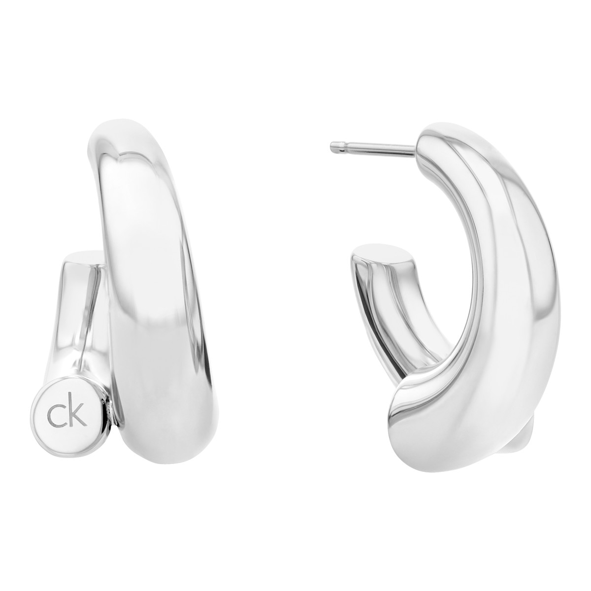 BOUCLES D'OREILLES CALVIN KLEIN Ck Spiral ACIER INOXYDABLE