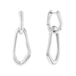 BOUCLES D'OREILLES CALVIN KLEIN Ck Statement Links ACIER INOXYDABLE - vue 1
