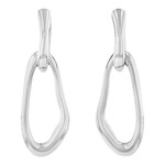 BOUCLES D'OREILLES CALVIN KLEIN Ck Statement Links ACIER INOXYDABLE - vue 2