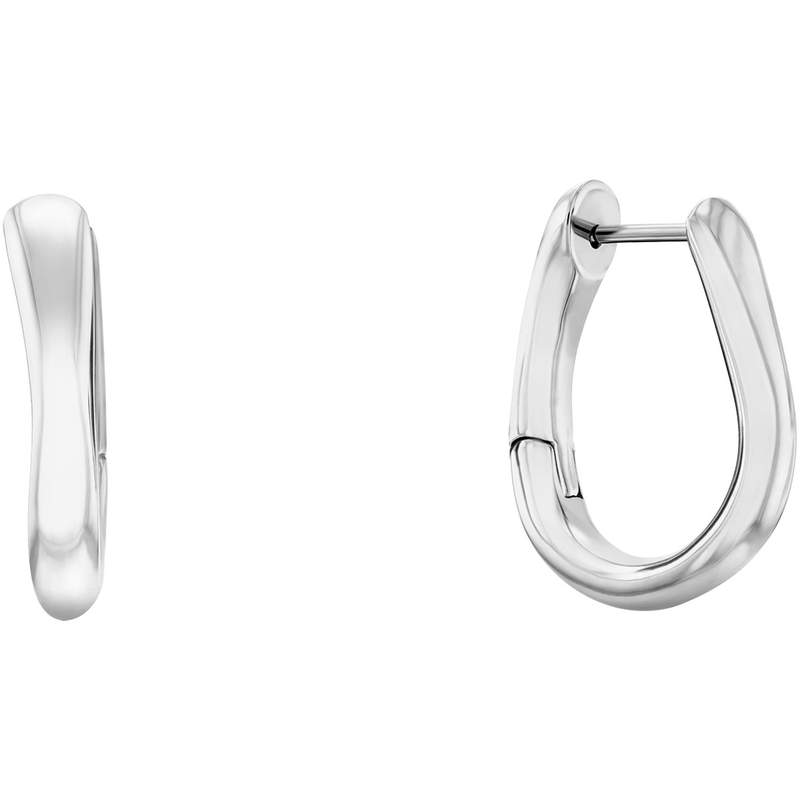 BOUCLES D'OREILLES CALVIN KLEIN Ck Statement Links ACIER INOXYDABLE - vue 3