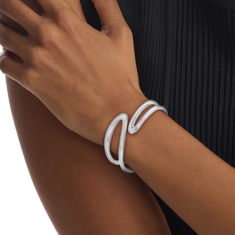 Bracelet CALVIN KLEIN acier Statement Links - vue porté 1