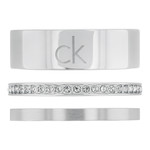 Bague CALVIN KLEIN acier trio - vue 2