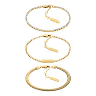 Bracelet CALVIN KLEIN acier doré Trio
