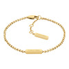 Bracelet CALVIN KLEIN acier doré Trio - vue V3