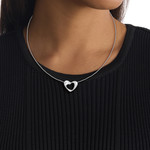 Collier CALVIN KLEIN acier enchanting - vue porté 1