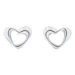 BOUCLES D'OREILLES CALVIN KLEIN Enchanting ACIER INOXYDABLE motif coeur - vue 1