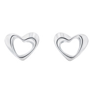 BOUCLES D'OREILLES CALVIN KLEIN Enchanting ACIER INOXYDABLE motif coeur