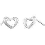 BOUCLES D'OREILLES CALVIN KLEIN Enchanting ACIER INOXYDABLE motif coeur - vue 2