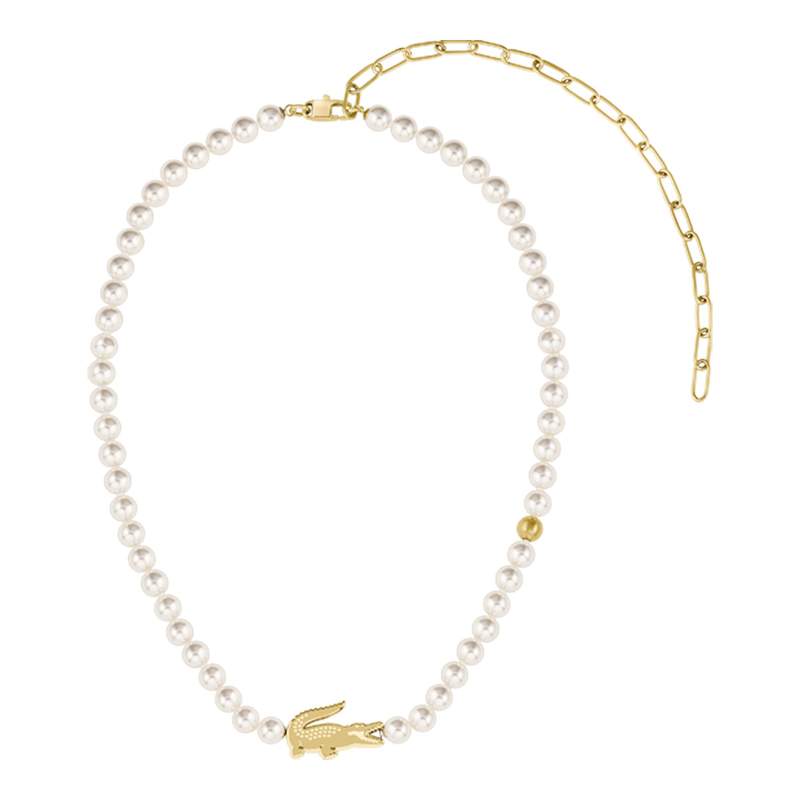 Collier LACOSTE acier doré longueur 50 cm - vue 1