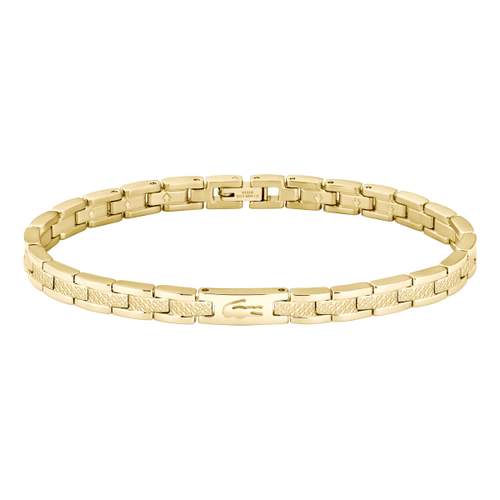Bracelet LACOSTE metropole gold-plated steel length 19 cm