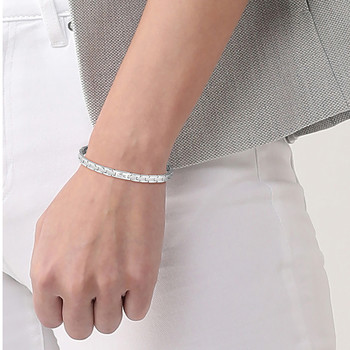 Bracelet LACOSTE metropole acier longueur 19 cm