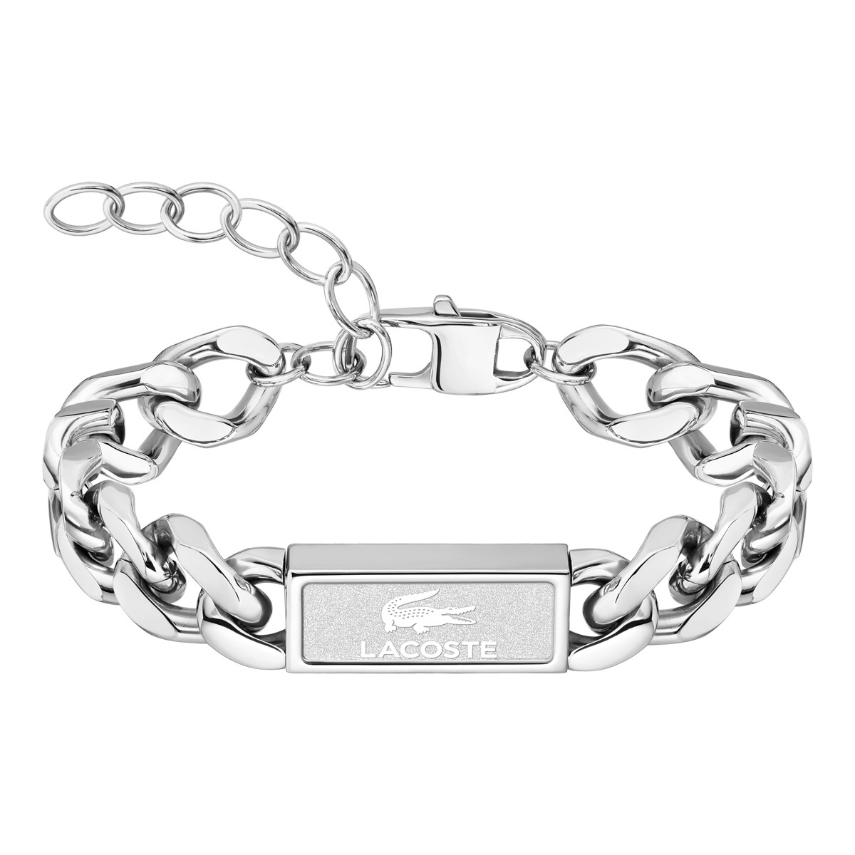 Bracelet LACOSTE backhand acier longueur 19 cm