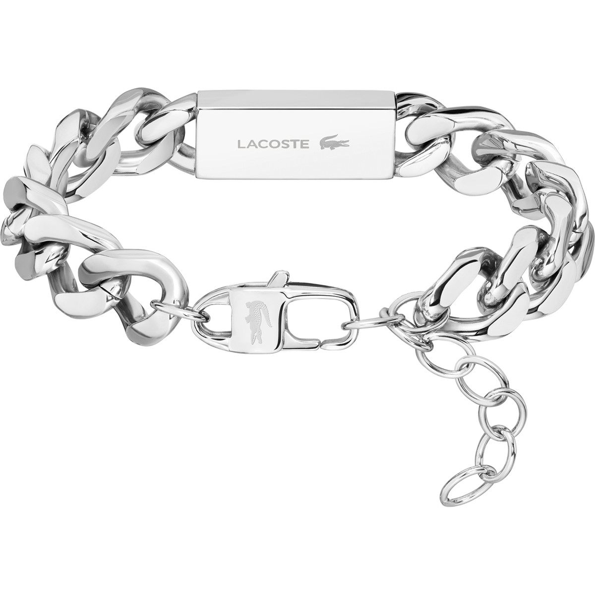 Bracelet LACOSTE backhand acier longueur 19 cm - vue 3