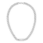 Collier LACOSTE backhand acier longueur 56 cm - vue 1