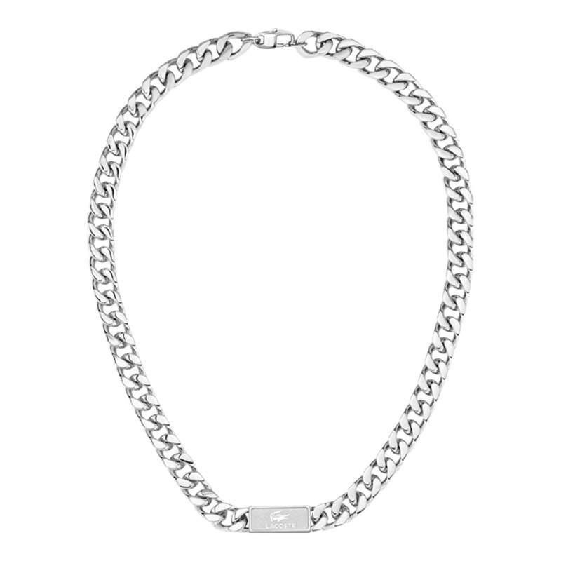 Collier LACOSTE backhand acier longueur 56 cm - vue 1