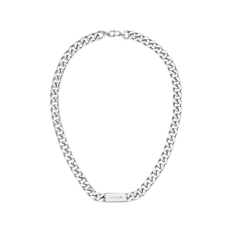 Collier LACOSTE backhand acier longueur 56 cm - vue 3