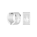 Boucle d'oreilles LACOSTE backhand acier - vue 1