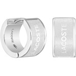 Boucle d'oreilles LACOSTE backhand acier - vue 3