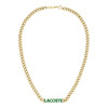 Collier LACOSTE umpire acier vert longueur 55 cm - vue V1