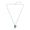 Collier LACOSTE umpire acier vert longueur 60 cm - vue V1