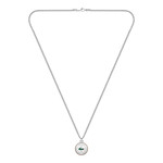 Collier LACOSTE matchpoint acier doré perles longueur 60 cm - vue 1