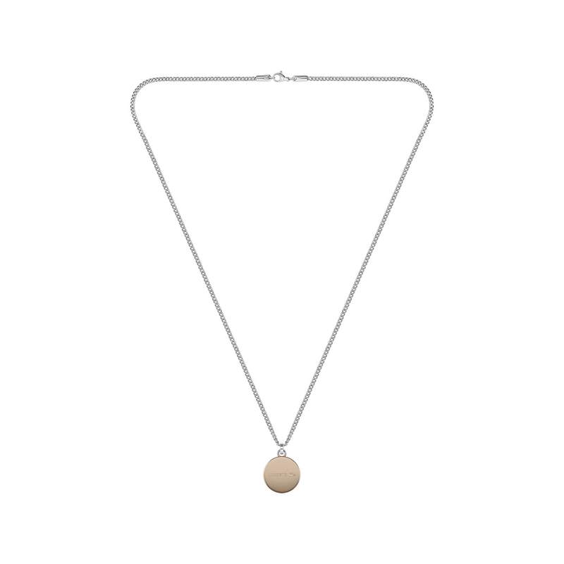 Collier LACOSTE matchpoint acier doré perles longueur 60 cm - vue 3