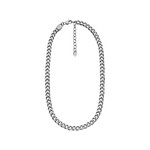 Collier FOSSIL acier inoxydable argent longueur 58 cm - vue 2