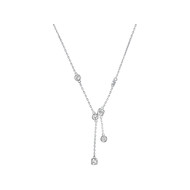 Collier Michael KORS argent oxyde de zirconiums 40 cm