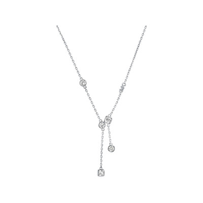 Michael KORS silver zirconium oxide necklace 40 cm