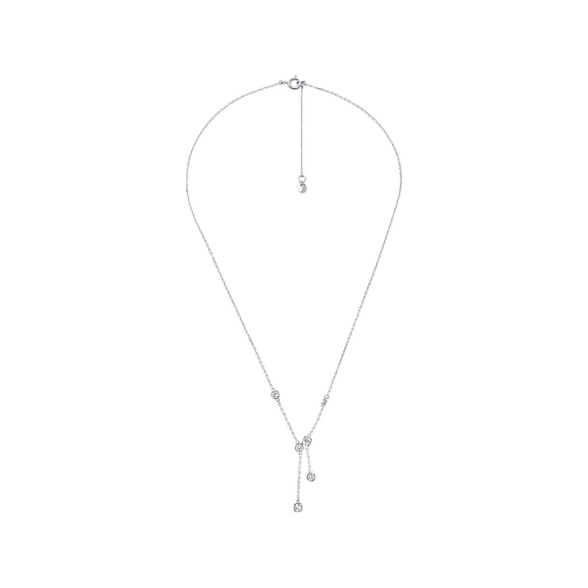 Collier Michael KORS argent oxyde de zirconiums 40 cm - vue 2