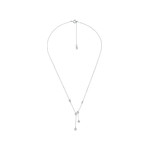 Collier Michael KORS argent oxyde de zirconiums 40 cm - vue 2