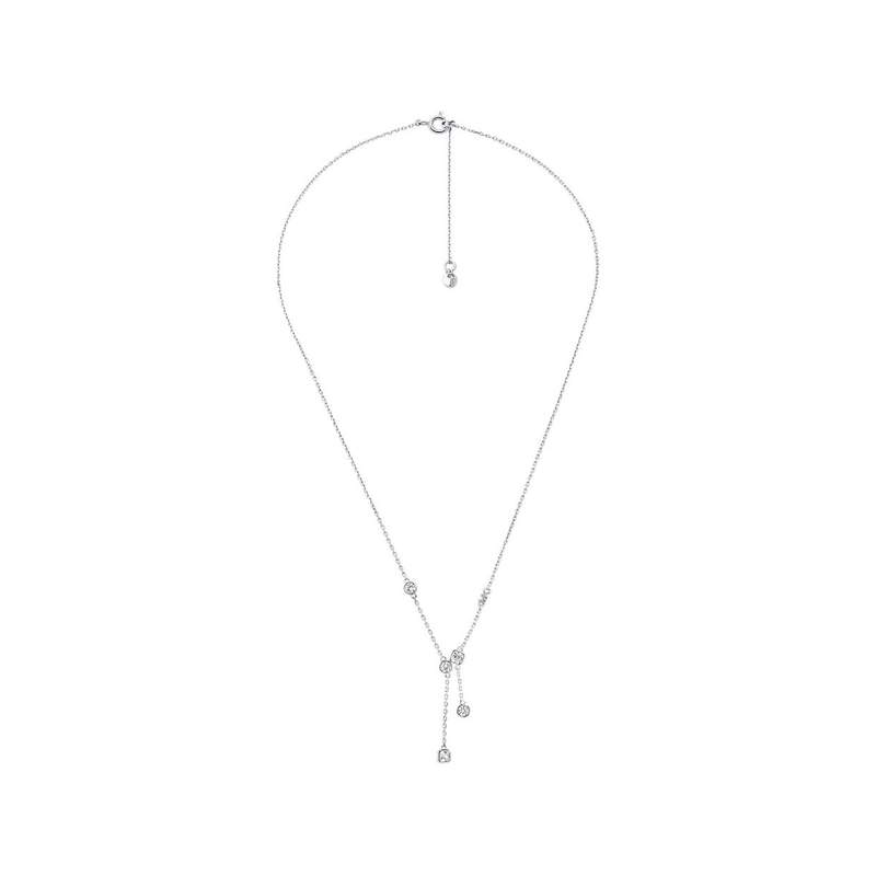 Collier Michael KORS argent oxyde de zirconiums 40 cm - vue 2