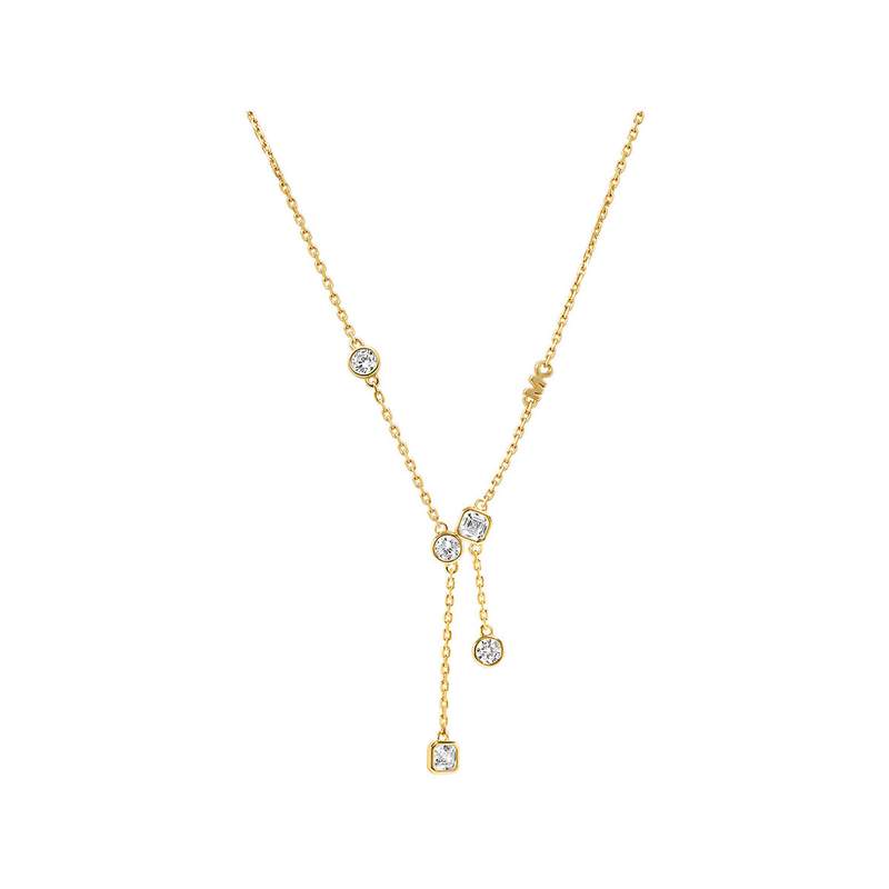 Collier Michael Kors argent doré oxyde de zirconiums 40 cm - vue 1