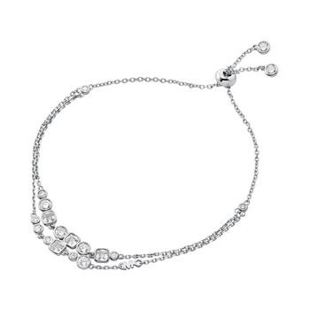 MICHAEL KORS zilveren armband zirkoonoxide lengte 22 cm