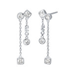 Boucles d'oreille MICHAEL KORS argent oxyde de zirconiums - vue 1