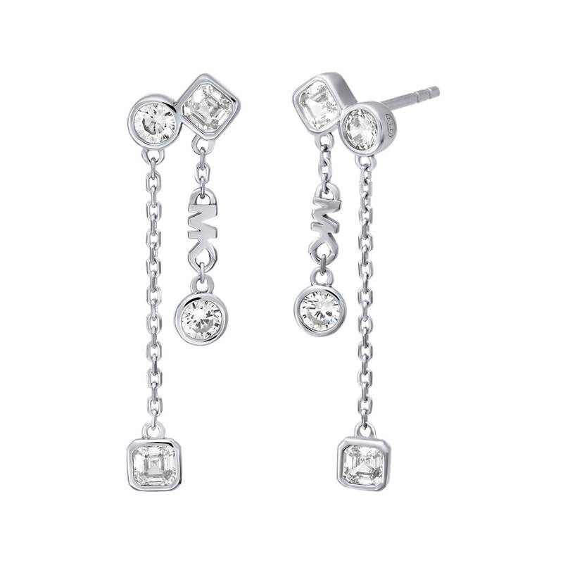 Boucles d'oreille MICHAEL KORS argent oxyde de zirconiums - vue 1
