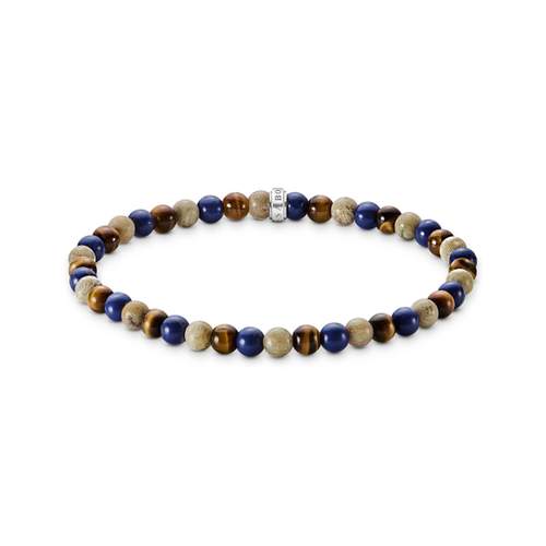 Bracelet THOMAS SABO argent pierre synthétiques bleu