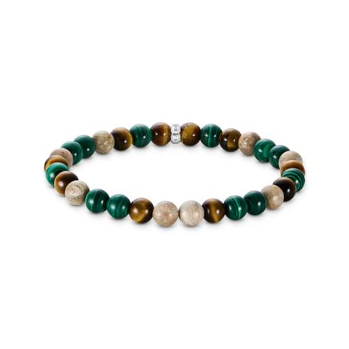 Bracelet THOMAS SABO argent pierre synthétiques vert