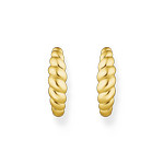 Boucles d'oreille THOMAS SABO argent doré jaune - vue D1