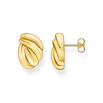 Boucles d'oreille THOMAS SABO argent doré jaune - vue 1