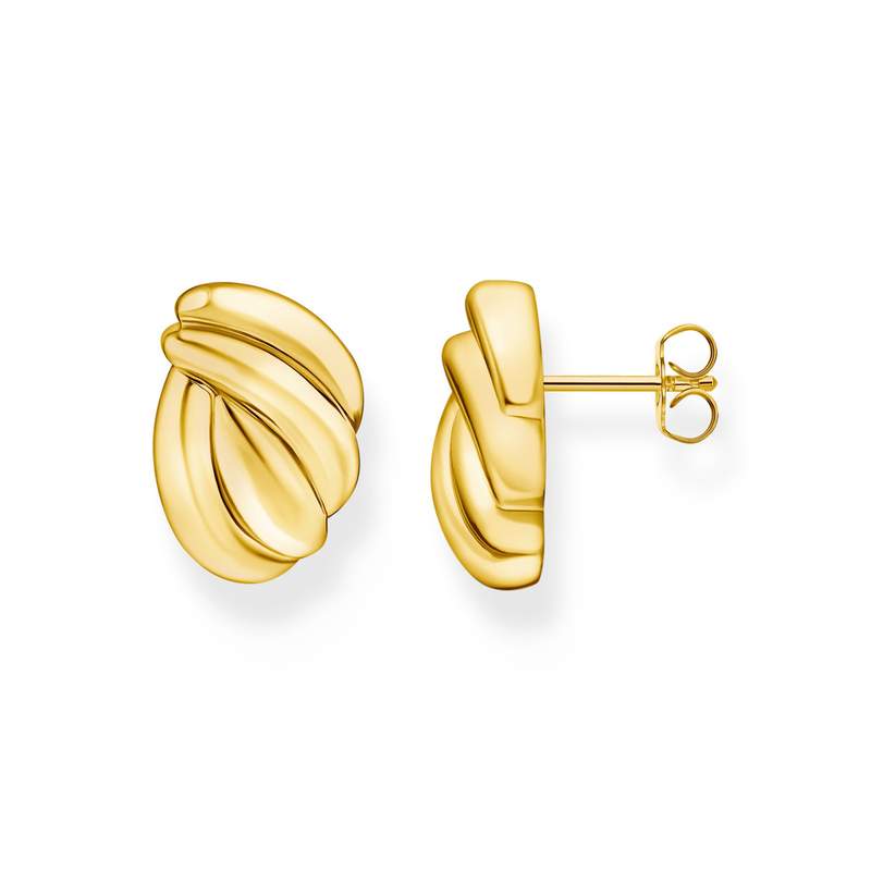 Boucles d'oreille THOMAS SABO argent doré jaune - vue 1