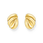 Boucles d'oreille THOMAS SABO argent doré jaune - vue D1