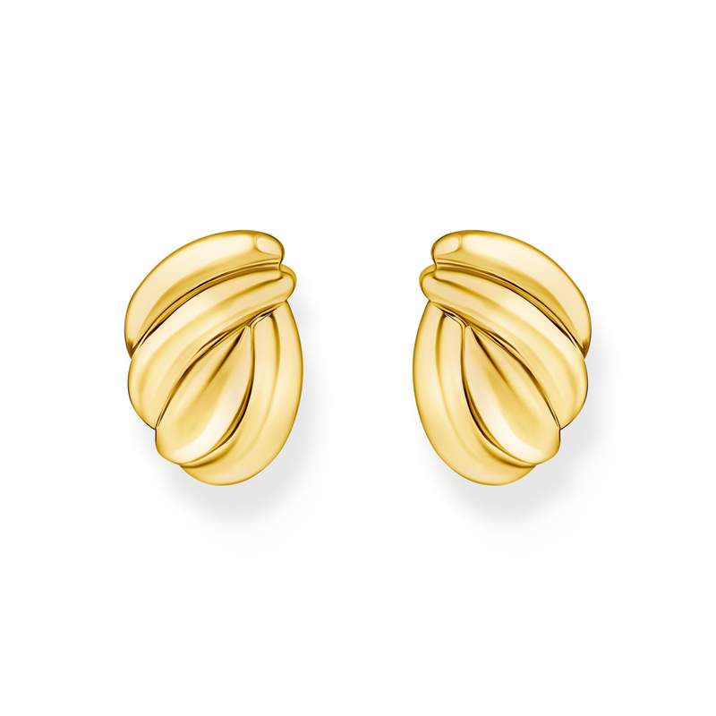 Boucles d'oreille THOMAS SABO argent doré jaune - vue D1