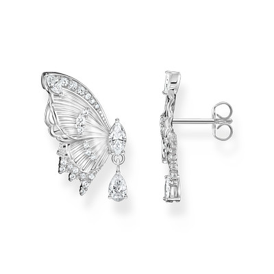 Boucles d'oreille THOMAS SABO argent papillon oxyde de zirconiums