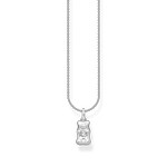 Collier THOMAS SABO argent ourson gris 50cm - vue 1