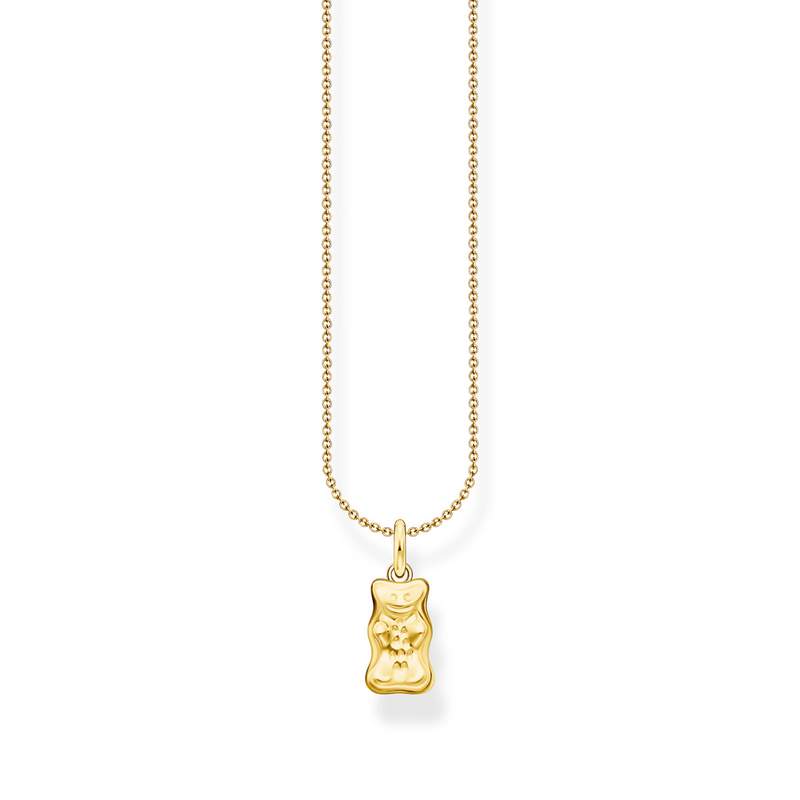THOMAS SABO-ketting van geelverguld zilver met beertje, 50 cm - afbeelding 1
