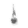 Pendentif THOMAS SABO argent motif rose - vue V1