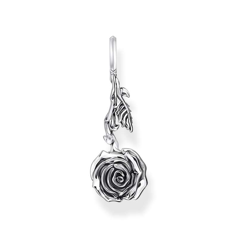 Pendentif THOMAS SABO argent motif rose - vue 1